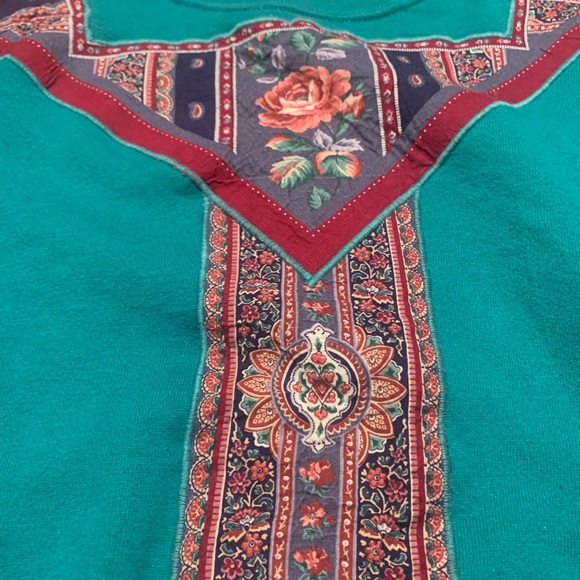 Vintage flowery Crewneck - Picture 2 of 3